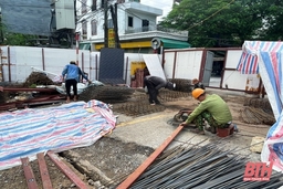 Công trình sửa chữa cầu Sâng (TP Thanh Hoá): Dự kiến thông xe trước ngày 15-11