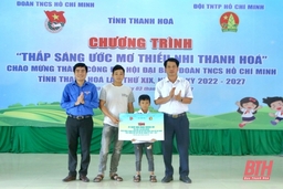 Chương trình “Thắp sáng ước mơ thiếu nhi Thanh Hóa” tại Lang Chánh