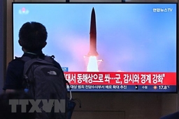 Nhật Bản lên án mạnh mẽ vụ phóng tên lửa mới nhất của Triều Tiên