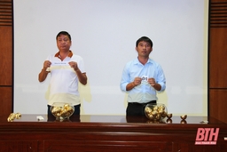 Bốc thăm chia bảng, xếp lịch thi đấu  Giải bóng đá Nhi đồng Cúp Báo Thanh Hóa lần thứ nhất - năm 2022