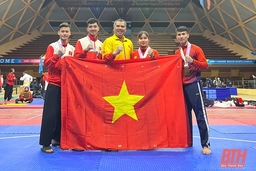 Pencak Silat Thanh Hóa thắng lớn tại Giải vô địch châu Á năm 2022