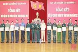 Diễn tập khu vực phòng thủ tỉnh Thanh Hoá năm 2022 thành công tốt đẹp, đảm bảo an toàn tuyệt đối