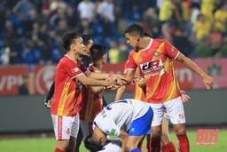 Cầu thủ Đông Á Thanh Hóa chiếm hơn 1/3 đội hình tiêu biểu vòng 21 V.League 1-2022