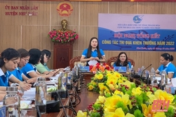 Hội LHPN tỉnh tổng kết công tác thi đua khen thưởng cụm thi đua số 3