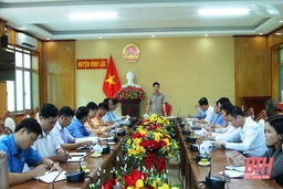 Kiểm tra công tác bảo đảm trật tự, ATGT tại huyện Vĩnh Lộc