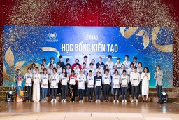 Vinschool trao học bổng kiến tạo năm thứ 2 cho 40 học sinh