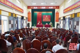 Đại biểu HĐND tỉnh tiếp xúc cử tri huyện Như Thanh