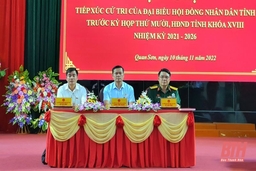 Cử tri đề nghị đầu tư xây dựng kết cấu hạ tầng tại các bản của huyện Quan Sơn