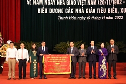 Ngành Giáo dục Thanh Hóa long trọng kỷ niệm 40 năm ngày Nhà giáo Việt Nam 20-11