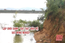 Lập chòi canh “cát tặc” bảo vệ đất nông nghiệp