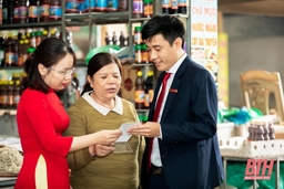 Agribank Bắc Thanh Hóa triển khai mô hình “Chợ dân sinh không dùng tiền mặt” tại TP Sầm Sơn