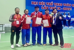 Các bộ môn vovinam và bơi giúp đoàn thể thao Thanh Hóa cán mốc 26 HCV tại Đại hội Thể thao toàn quốc 2022 