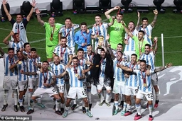 Mưa kỷ lục trong trận chung kết World Cup 2022