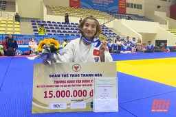 VĐV judo Hoàng Thị Tình giành HCV quốc tế đầu tiên cho thể thao Thanh Hóa trong năm mới 2023