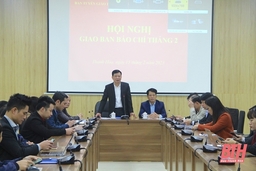 Giao ban công tác báo chí tháng 2-2023