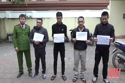 Bắt giữ 5 đối tượng trong đường dây mua bán ma túy từ Hà Nội về Thanh Hóa tiêu thụ