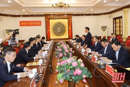 Thường trực Tỉnh ủy làm việc với Đoàn công tác Kiểm toán Nhà nước