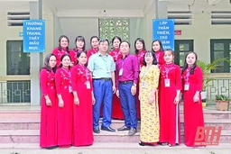 Trường Tiểu học Thiên Phủ không ngừng nâng cao chất lượng dạy và học