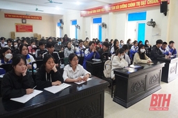 Đảng bộ huyện Như Thanh chú trọng phát triển đảng viên trong trường học