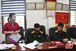 Ban Chỉ đạo 515 Quân khu 4 kiểm tra, nghiệm thu số liệu kết địa bàn tìm kiếm, quy tập hài cốt liệt sĩ tại Thanh Hóa