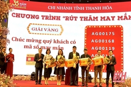 Agribank Thanh Hoá tri ân khách hàng nhân kỷ niệm 35 năm thành lập