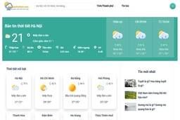 Bản tin Thời tiết - Website xem dự báo thời tiết Thanh Hóa tốt nhất