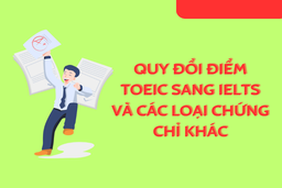 Bảng quy đổi điểm TOEIC sang IELTS và cả CEFR, TOEFL