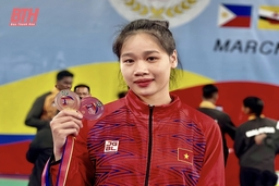 VĐV Karate Trương Thị Thương giành HCV thứ 2 cho thể thao Thanh Hóa tại SEA Games 32