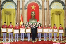 Chủ tịch nước biểu dương các “gương mặt vàng” của Thể thao Việt Nam