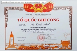 Cấp Bằng “Tổ quốc ghi công” cho 6 liệt sĩ hy sinh tại Đắk Lắk