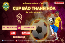 [TRỰC TIẾP] U10 Thạch Thành - U10 Đông Sơn|Giải bóng đá Nhi đồng Cúp Báo Thanh Hóa 2023