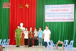 Truyền thông Luật Phòng, chống bạo lực gia đình, nâng cao kiến thức kỹ năng ứng xử, giải quyết mâu thuẫn gia đình