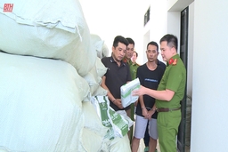 Bộ Công an gửi thư khen Công an tỉnh Thanh Hóa về thành tích triệt phá đường dây sản xuất, buôn bán hàng giả quy mô lớn