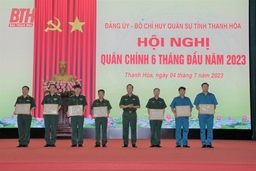 Hội  nghị quân chính 6 tháng đầu năm 2023