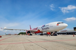 Vietjet đón tàu bay lớn cùng biểu tượng Du lịch Việt Nam