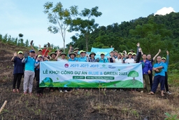 Dự án Blue & Green triển khai trồng 8ha rừng đặc dụng tại Thanh Hóa