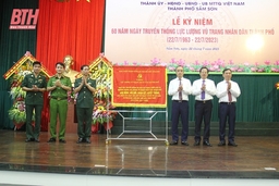 Kỷ niệm 60 năm Ngày truyền thống Lực lượng vũ trang Nhân dân  TP Sầm Sơn