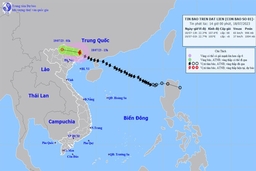Bão số 1 vào đất liền và suy yếu dần