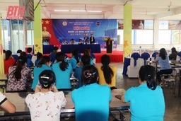 Công ty TNHH Giầy Aleron Việt Nam tổ chức hội nghị người lao động năm 2023