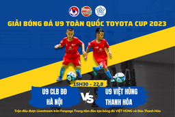 U9 Việt Hùng Thanh Hóa - U9 CLB BĐ Hà Nội: Đi tìm “tân vương” giải Bóng đá U9 toàn quốc 2023