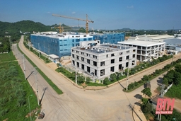 Những công trình đang gấp rút hoàn thiện tại Khu công nghiệp Bỉm Sơn