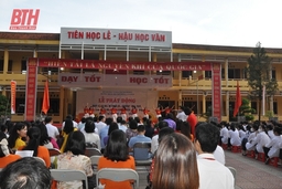 Phát động tháng cao điểm phòng chống ma túy, HIV/AIDS, phòng chống tội phạm đợt 1 năm học 2023-2024