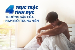 4 trục trặc sinh lý thường gặp của nam giới tuổi trung niên