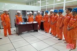 Diễn tập tập xử lý sự cố tại Nhà máy thủy điện Trung Sơn