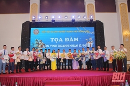 Hiệp hội Doanh nghiệp TP Thanh Hóa tôn vinh doanh nhân 