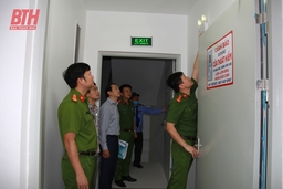 Kiểm tra công tác PCCC tại các khu chung cư, nhà ở xã hội dành cho công nhân