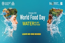 Ngày Lương thực Thế giới 16/10: “Nước là sự sống, nước là thực phẩm. Không để ai bị bỏ lại phía sau”