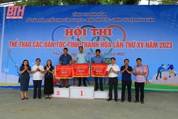 Đoàn chủ nhà Như Xuân giành vị trí nhất toàn đoàn tại Hội thi thể thao các dân tộc tỉnh Thanh Hóa lần thứ XV - năm 2023