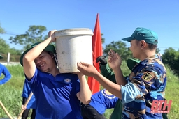 Ngày cao điểm tình nguyện chung tay xây dựng nông thôn mới