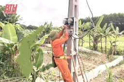 Hoàn thành việc nâng cấp hạ tầng điện lưới tại xã Thọ Lập